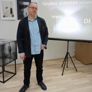 Nuotraukoje DI lektorius Žydrūnas Strumilas. Nuotr. Aida Vėželienė
