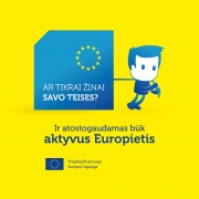 Europos Sąjungos piliečių teisių mugės logotipas