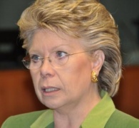 Europos Komisijos pirmininko pavaduotoja Viviane Reding 