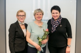 Iš kairės: Vida Vencienė, Lina Inga Kačiušytė ir Daina Gudzinevičiūtė