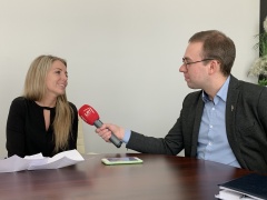 Indrės Malžinskienės pokalbis su žurnalistu Edvardu Kubiliumi. LRT ir asmeninio albumo nuotr.  
