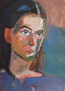 Goda Gudaitytė-Gujienė. Autoportretas. 1994 m., 